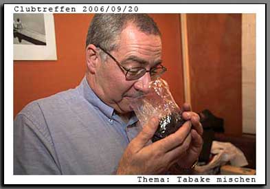 vorher etwas Schnuppern . . .