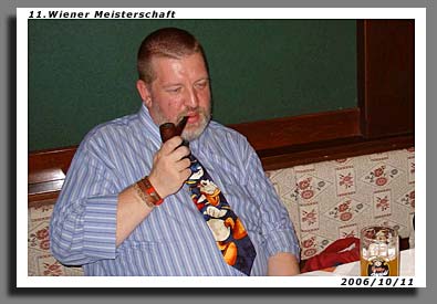 Pfeifenmeisterschaft 2006 - Roman Polak im harten Einsatz ;-)