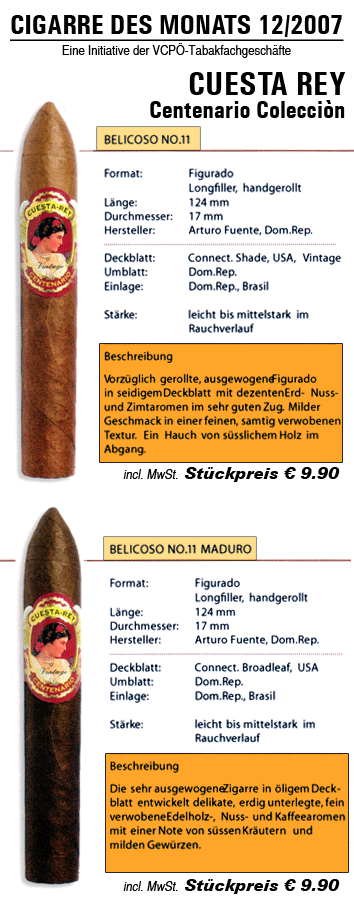 Bild: Cigarre des Monats